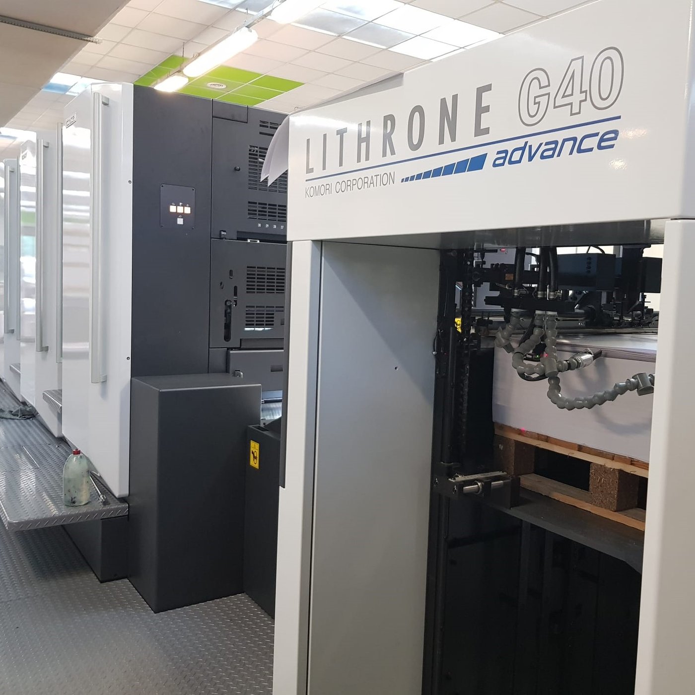 Dettaglio della Komori Lithrone G40 Advance